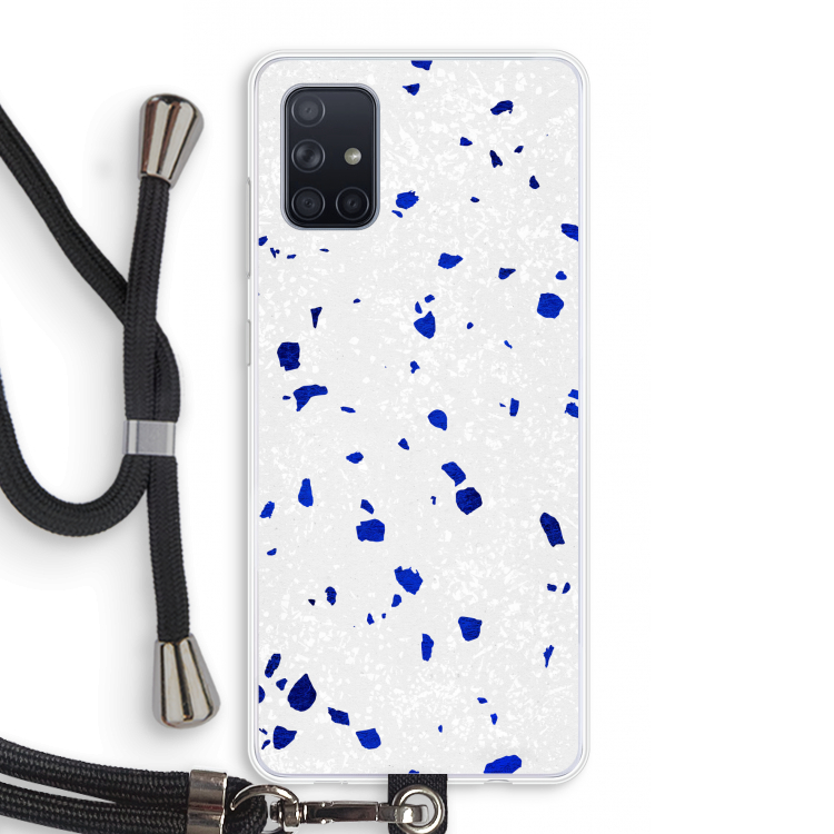 Terrazzo N°5: Samsung Galaxy A71 Transparant Hoesje met koord