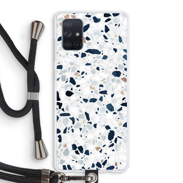 Terrazzo N°1: Samsung Galaxy A71 Transparant Hoesje met koord