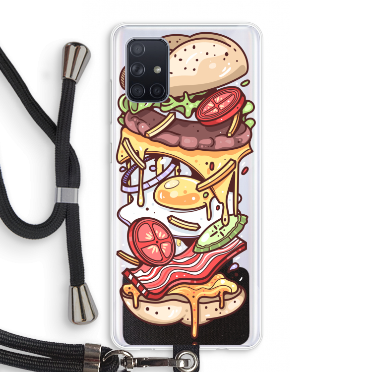 Diet Coke Please: Samsung Galaxy A71 Transparant Hoesje met koord