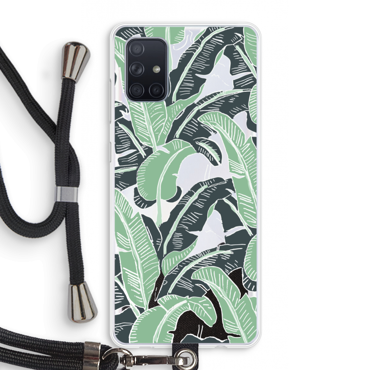 This Sh*t Is Bananas: Samsung Galaxy A71 Transparant Hoesje met koord