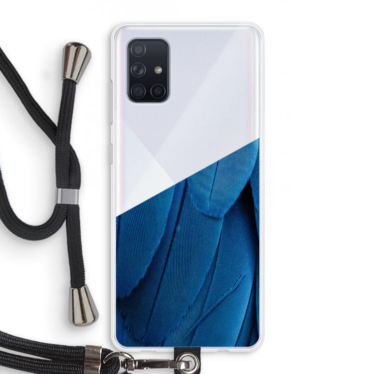 Pauw: Samsung Galaxy A71 Transparant Hoesje met koord