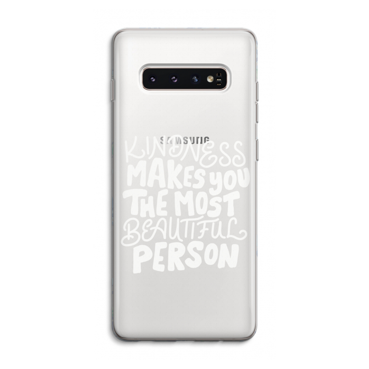 The prettiest: Samsung Galaxy S10 4G Transparant Hoesje