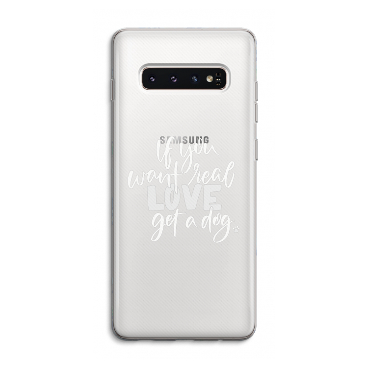 Partner in crime: Samsung Galaxy S10 4G Transparant Hoesje
