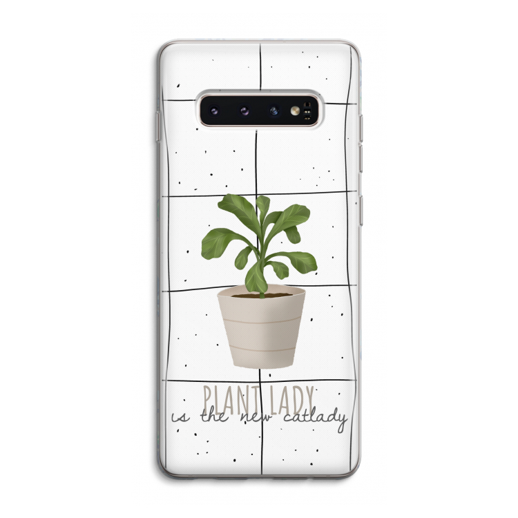 Kamerplant op vensterruit: Samsung Galaxy S10 4G Transparant Hoesje