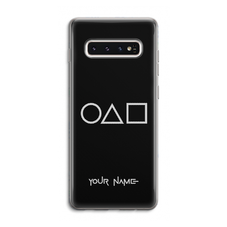 Squid Game: Samsung Galaxy S10 4G Transparant Hoesje