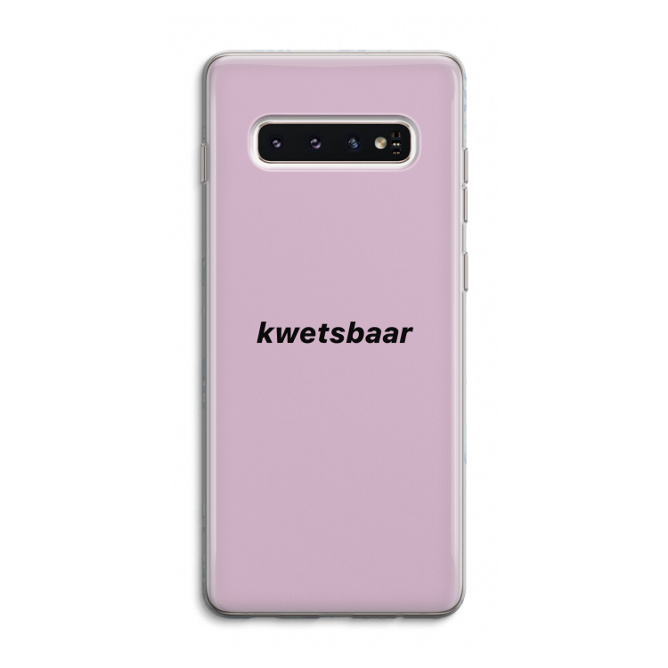 kwetsbaar: Samsung Galaxy S10 4G Transparant Hoesje