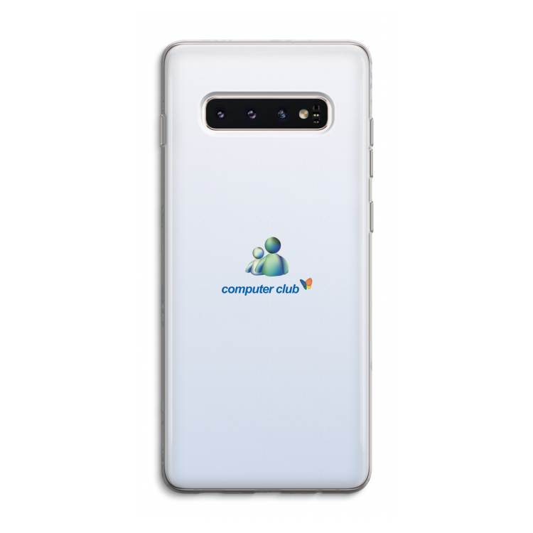 MSN: Samsung Galaxy S10 4G Transparant Hoesje
