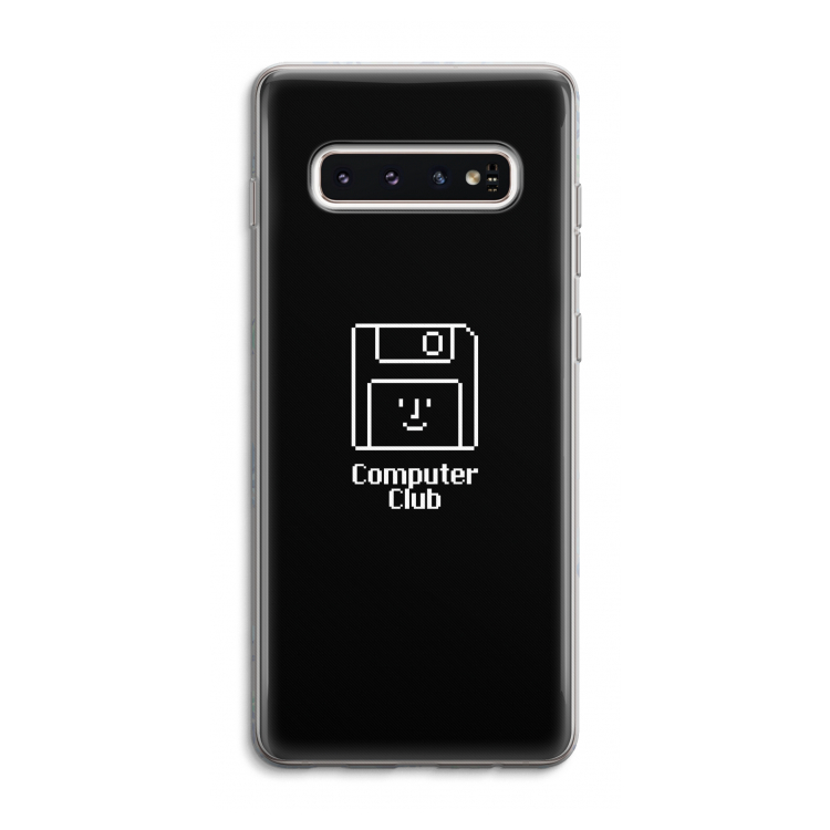 Hello: Samsung Galaxy S10 4G Transparant Hoesje