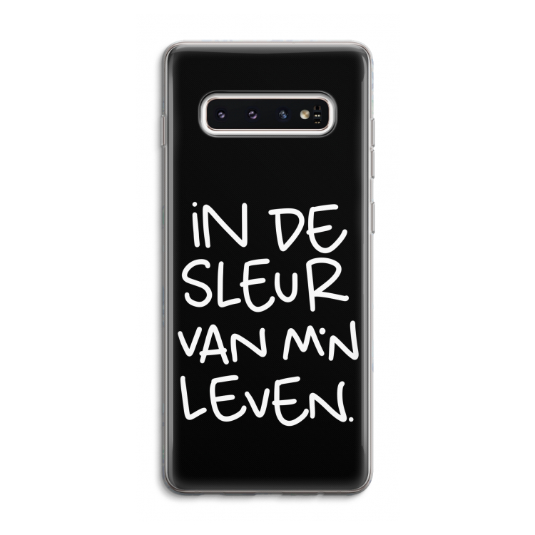 De Sleur: Samsung Galaxy S10 4G Transparant Hoesje