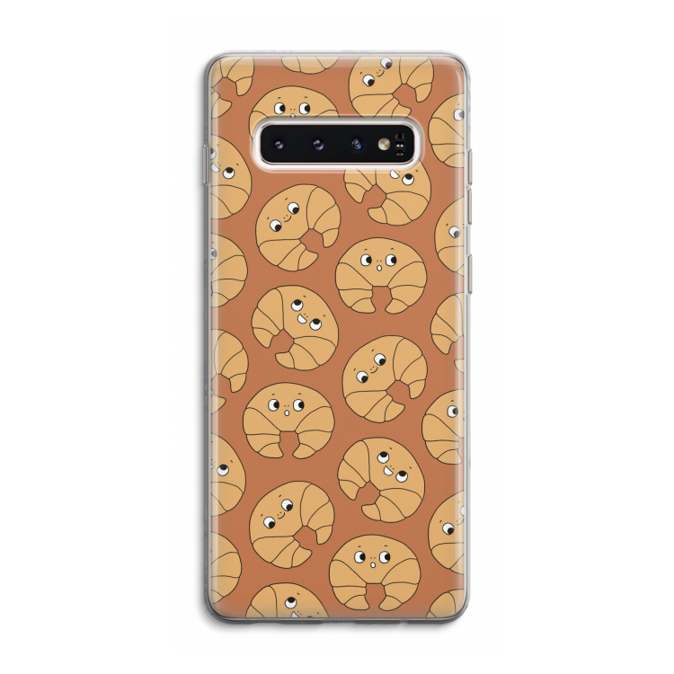 Croissant: Samsung Galaxy S10 4G Transparant Hoesje