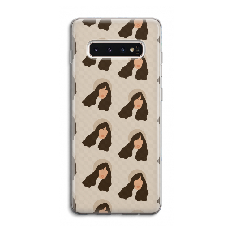 Bonjour mon amour: Samsung Galaxy S10 4G Transparant Hoesje
