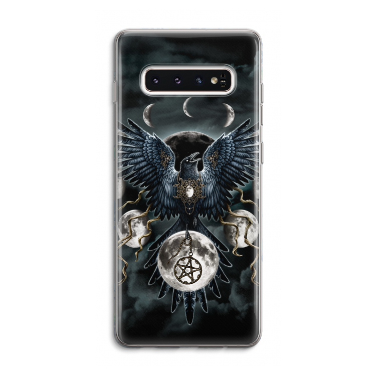 Sinister Wings: Samsung Galaxy S10 4G Transparant Hoesje