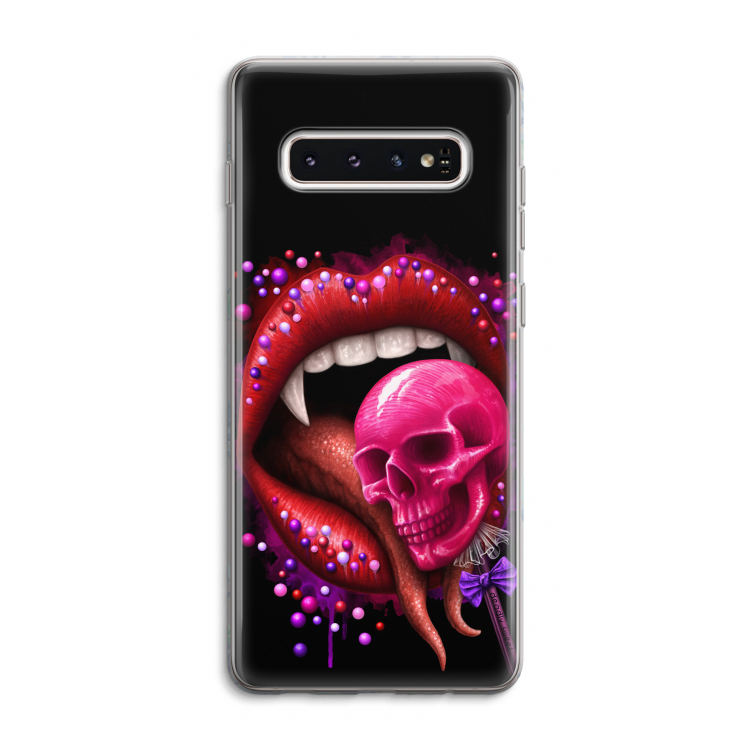 Dodelijk zoet: Samsung Galaxy S10 4G Transparant Hoesje
