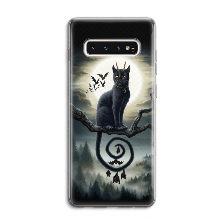 Moonlight Companions: Samsung Galaxy S10 4G Transparant Hoesje