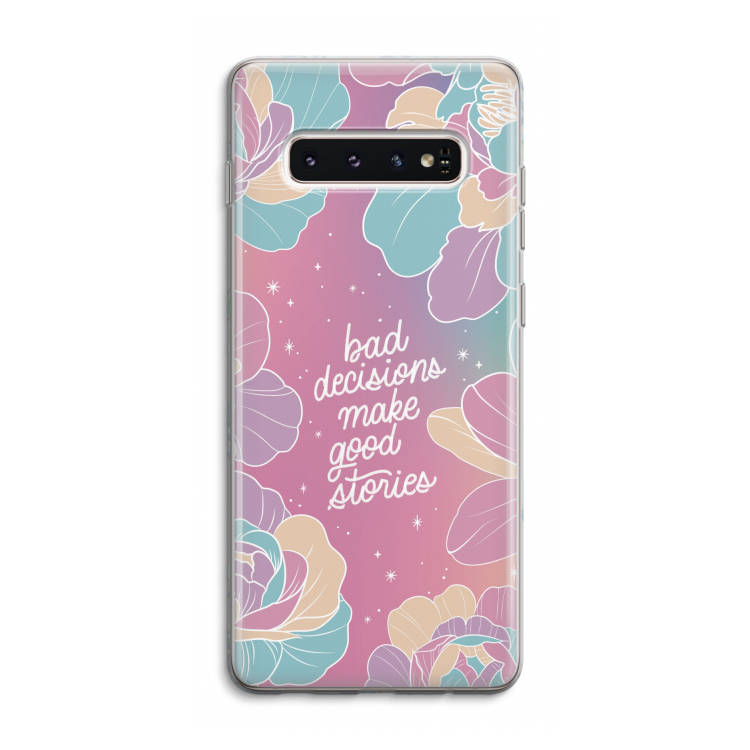 Good stories: Samsung Galaxy S10 4G Transparant Hoesje