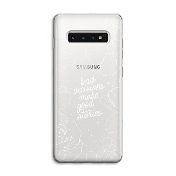 Good stories: Samsung Galaxy S10 4G Transparant Hoesje