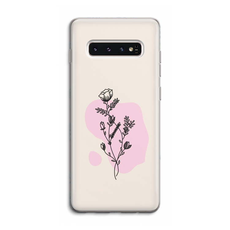 Roses are red: Samsung Galaxy S10 4G Transparant Hoesje
