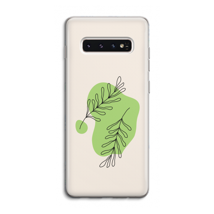 Beleaf in you: Samsung Galaxy S10 4G Transparant Hoesje