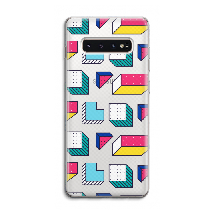 8-bit N°7: Samsung Galaxy S10 4G Transparant Hoesje