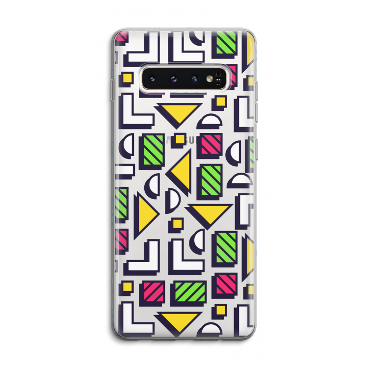 8-bit N°4: Samsung Galaxy S10 4G Transparant Hoesje