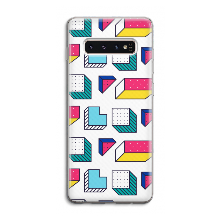 8-bit N°7: Samsung Galaxy S10 4G Transparant Hoesje