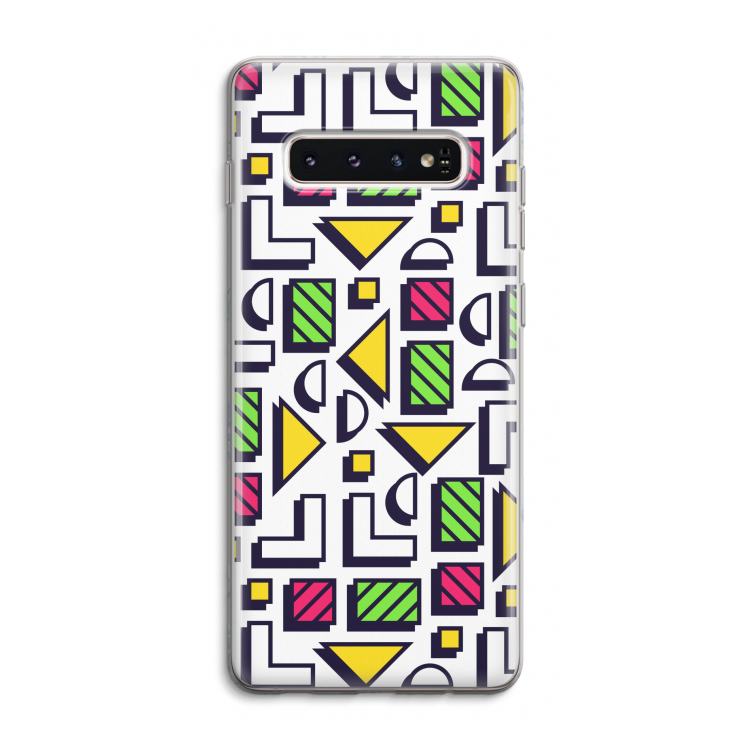 8-bit N°4: Samsung Galaxy S10 4G Transparant Hoesje