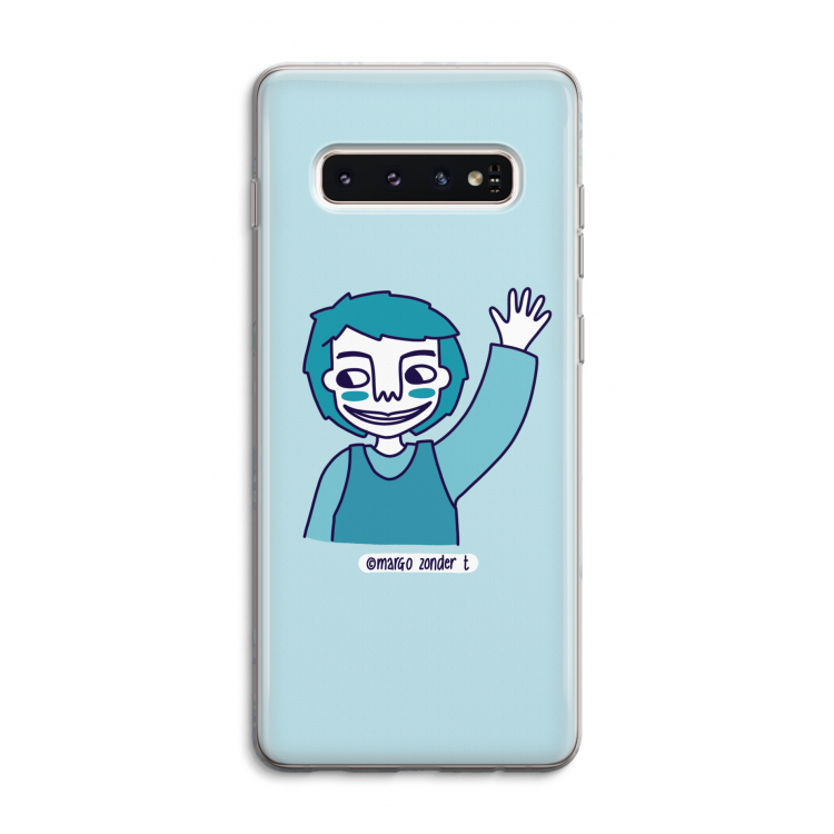 Zwaai: Samsung Galaxy S10 4G Transparant Hoesje