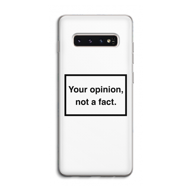 Your opinion: Samsung Galaxy S10 4G Transparant Hoesje