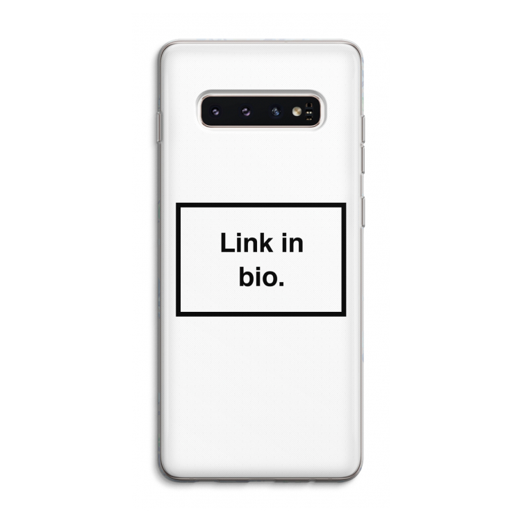 Link in bio: Samsung Galaxy S10 4G Transparant Hoesje