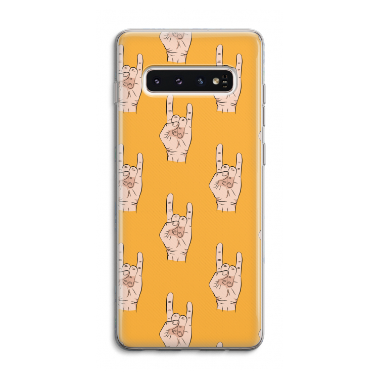Rock: Samsung Galaxy S10 4G Transparant Hoesje