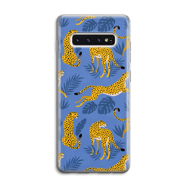 Luipaard: Samsung Galaxy S10 4G Transparant Hoesje