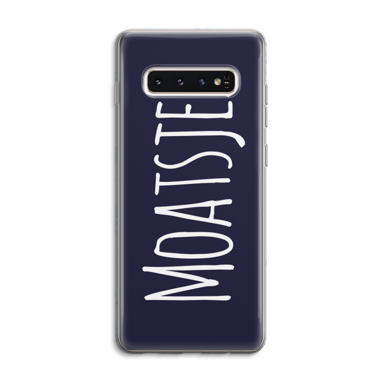 Moatsje!: Samsung Galaxy S10 4G Transparant Hoesje