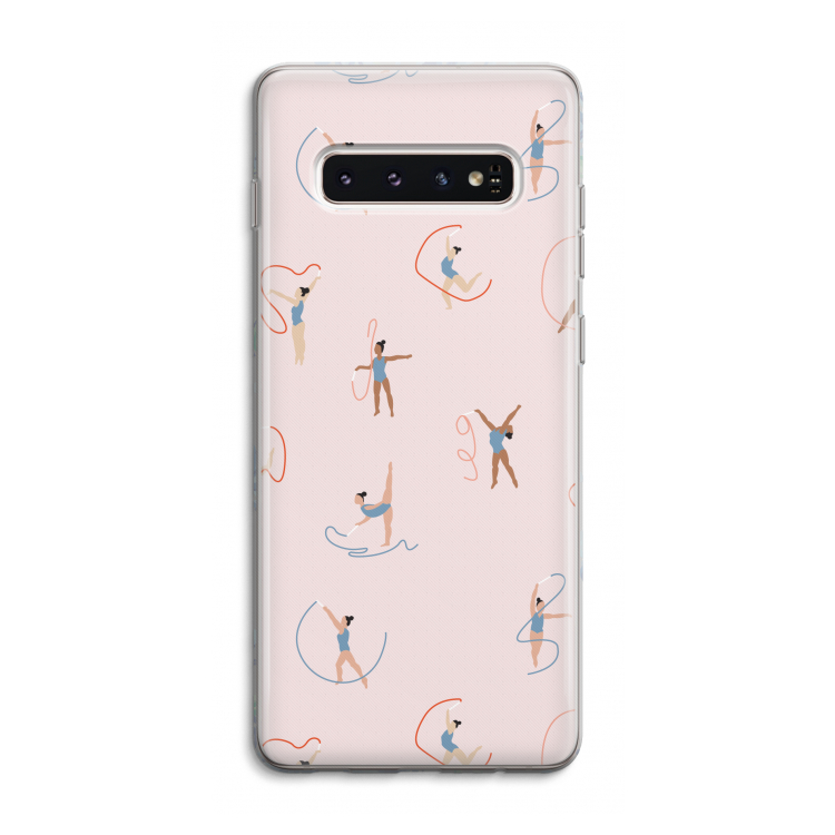 Dancing #3: Samsung Galaxy S10 4G Transparant Hoesje