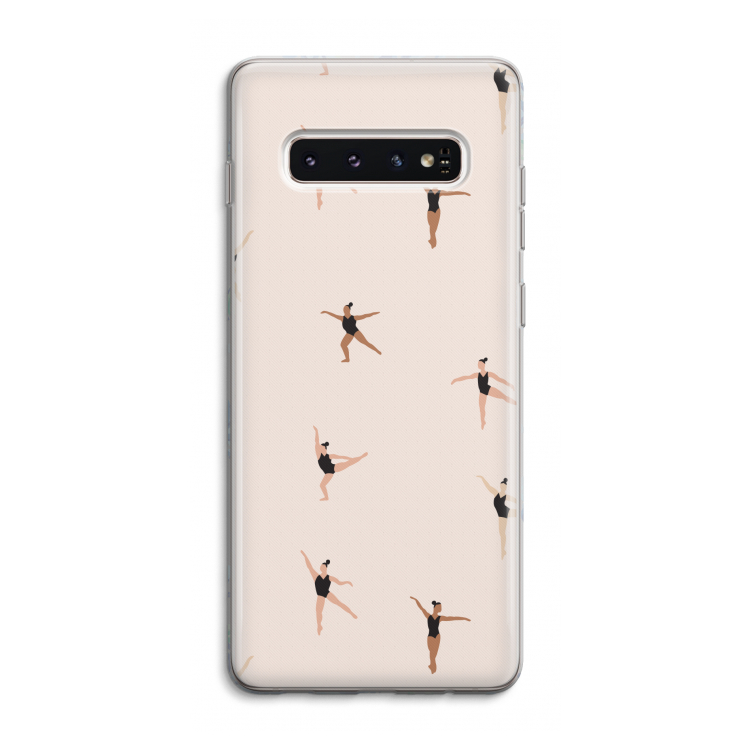 Dancing #1: Samsung Galaxy S10 4G Transparant Hoesje