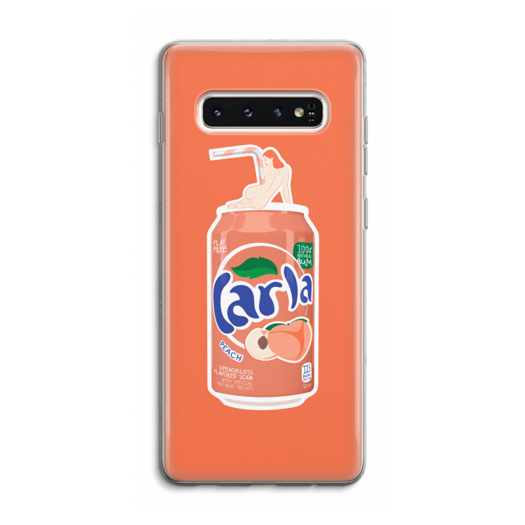 S(peach)less: Samsung Galaxy S10 4G Transparant Hoesje
