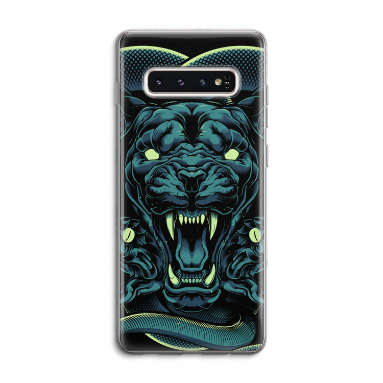 Cougar and Vipers: Samsung Galaxy S10 4G Transparant Hoesje