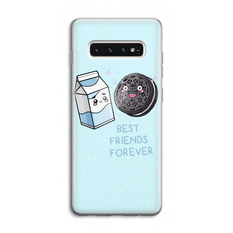 Best Friend Forever: Samsung Galaxy S10 4G Transparant Hoesje