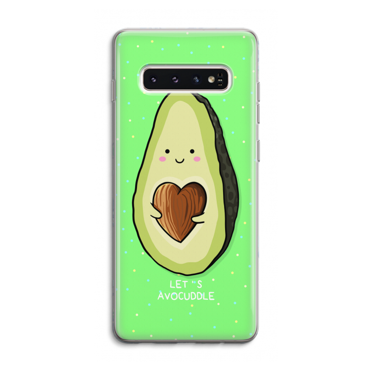 Avocuddle: Samsung Galaxy S10 4G Transparant Hoesje
