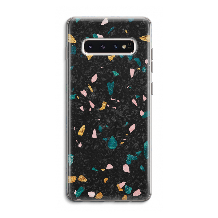 Terrazzo N°10: Samsung Galaxy S10 4G Transparant Hoesje