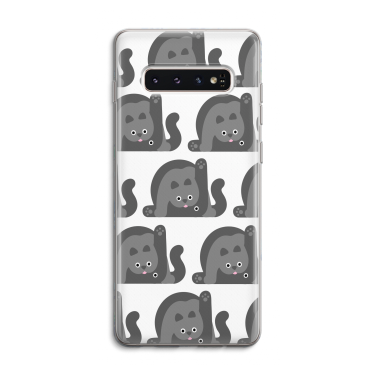 Cats: Samsung Galaxy S10 4G Transparant Hoesje
