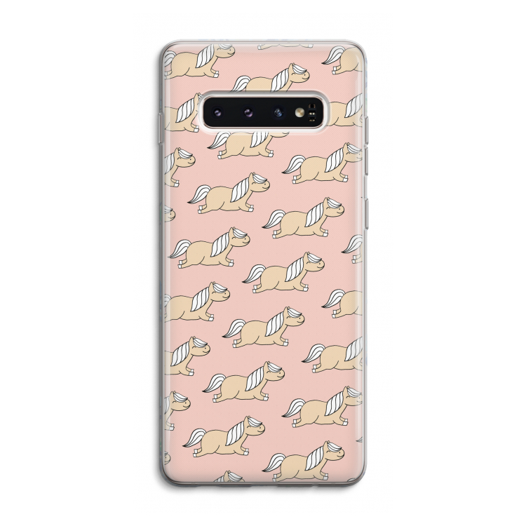 Ponys: Samsung Galaxy S10 4G Transparant Hoesje