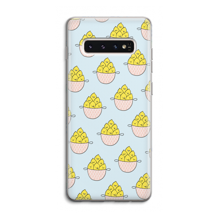 Citroenen: Samsung Galaxy S10 4G Transparant Hoesje