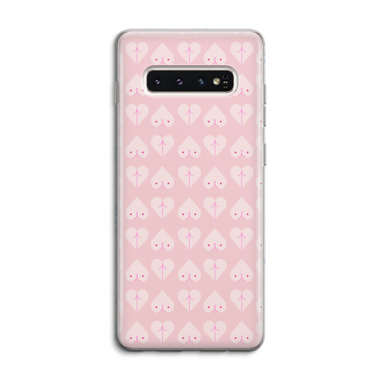 Ass 'n Titties: Samsung Galaxy S10 4G Transparant Hoesje