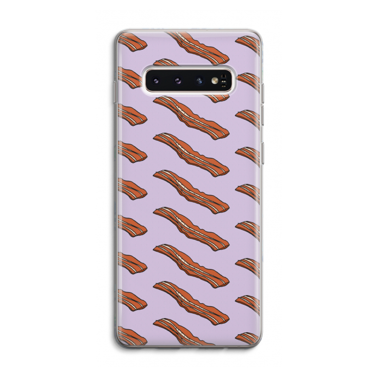 Bacon to my eggs #2: Samsung Galaxy S10 4G Transparant Hoesje