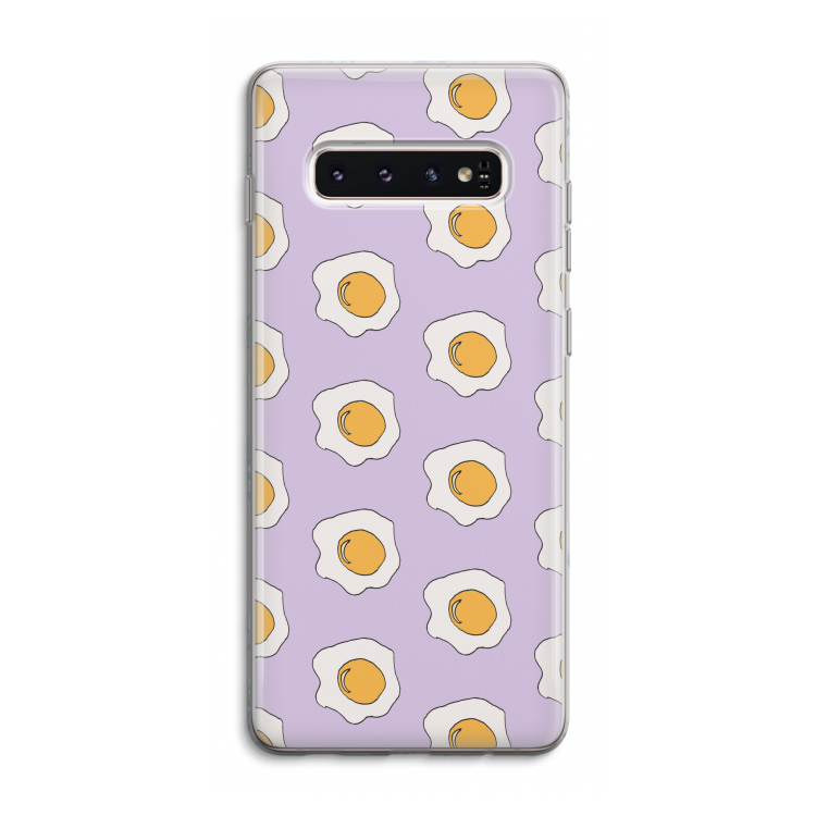 Bacon to my eggs #1: Samsung Galaxy S10 4G Transparant Hoesje