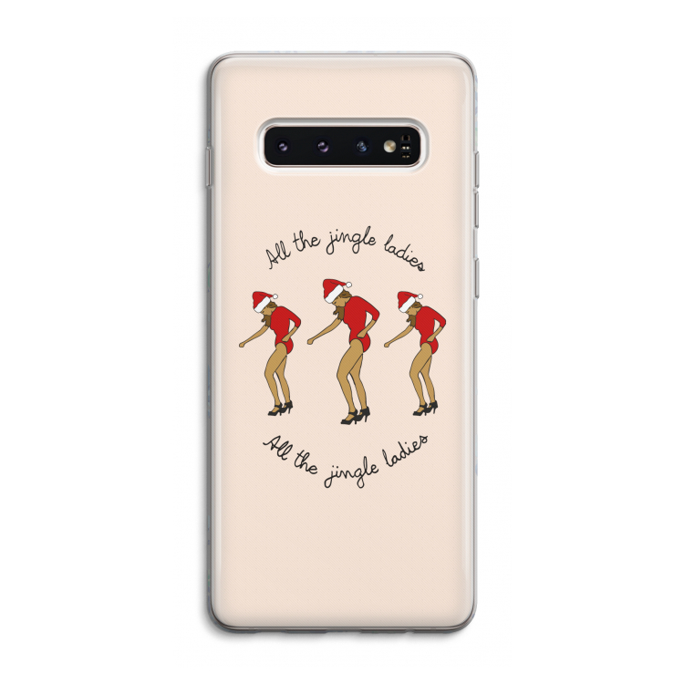 Jingle Ladies: Samsung Galaxy S10 4G Transparant Hoesje