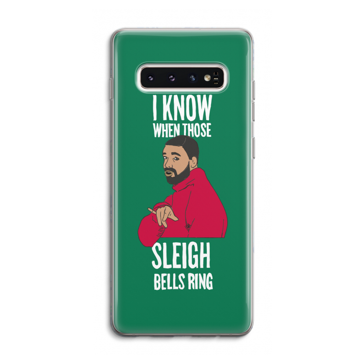 Sleigh Bells Ring: Samsung Galaxy S10 4G Transparant Hoesje