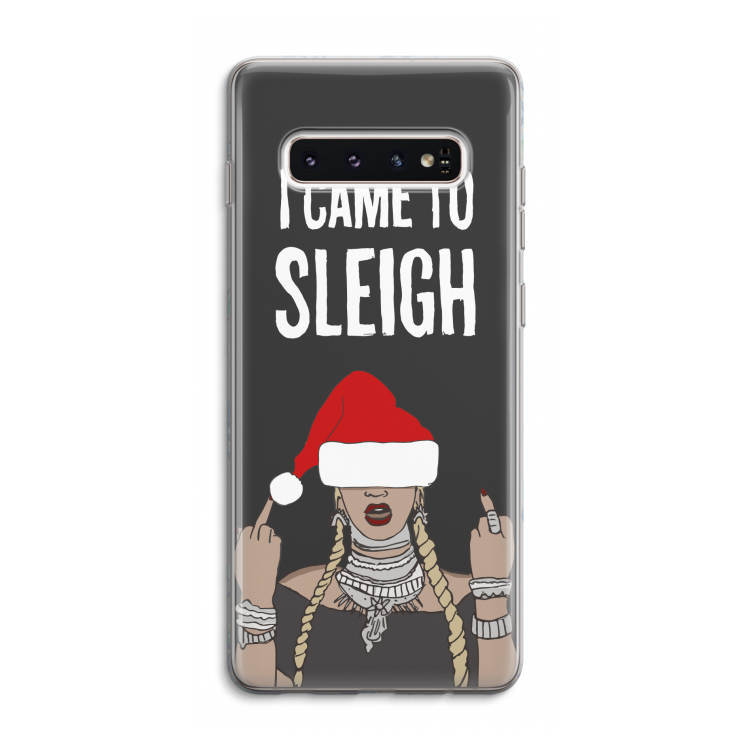 Came To Sleigh: Samsung Galaxy S10 4G Transparant Hoesje