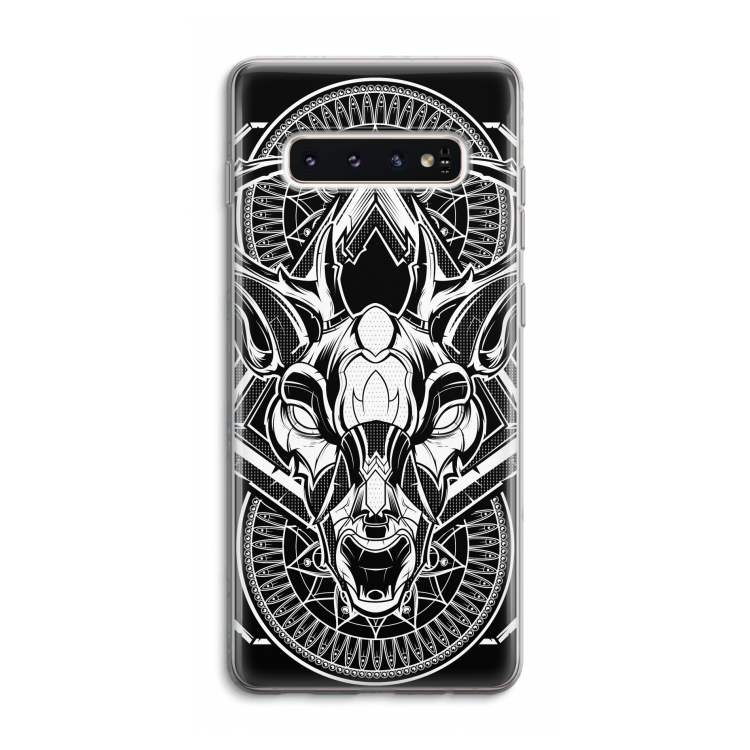Oh Deer: Samsung Galaxy S10 4G Transparant Hoesje