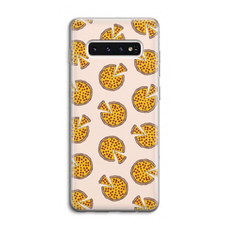 You Had Me At Pizza: Samsung Galaxy S10 4G Transparant Hoesje